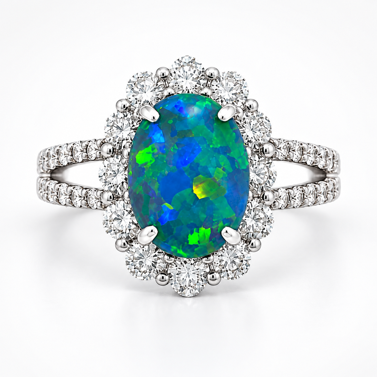 Black Opal Ring 227149
