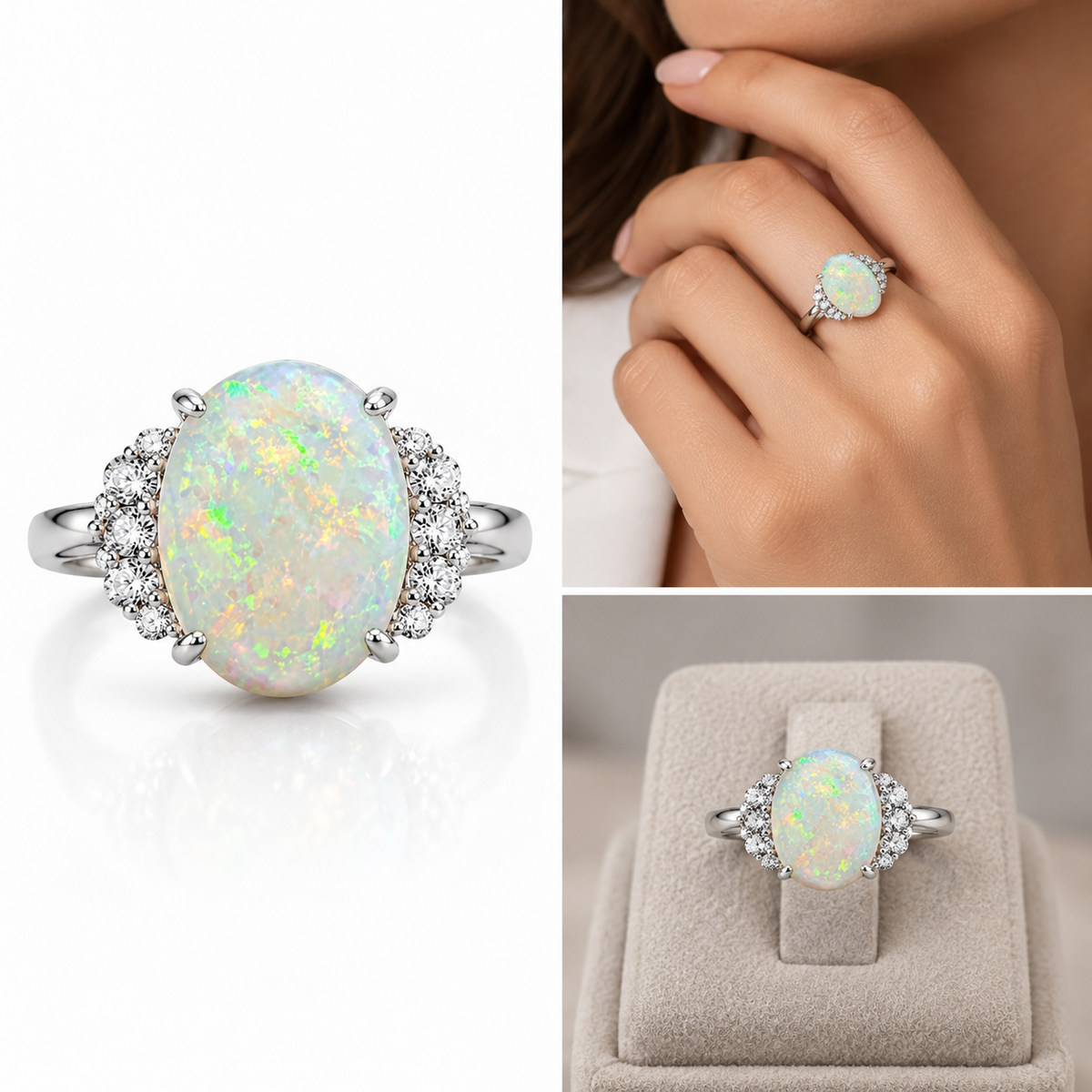 Crystal Opal Ring 265439