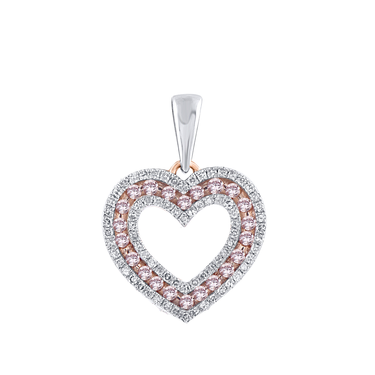 White Gold Argyle Pink Diamond Pendant - 463683-A-Z-FNP