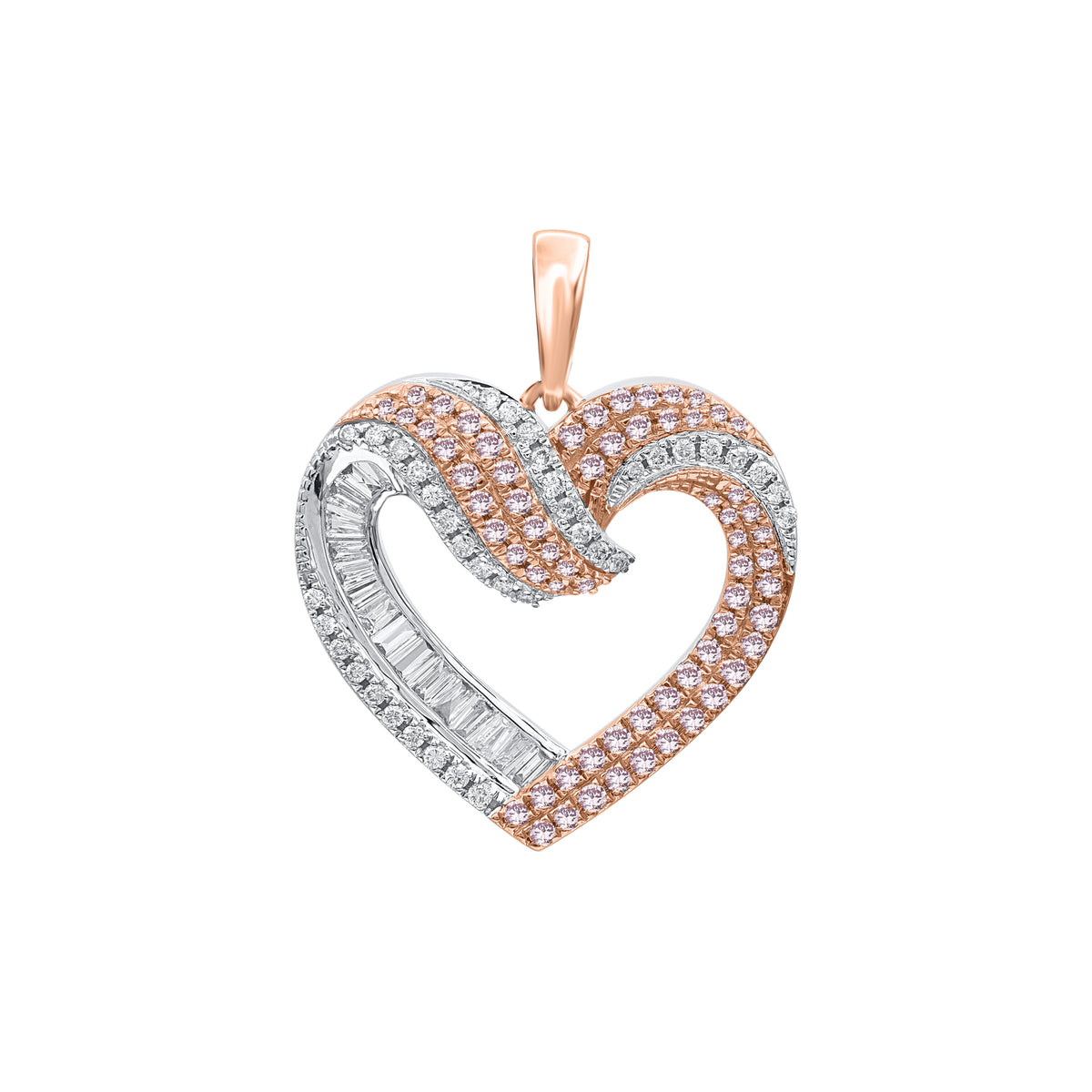 Rose Gold Argyle Pink Diamond Pendant - 463914-FNP