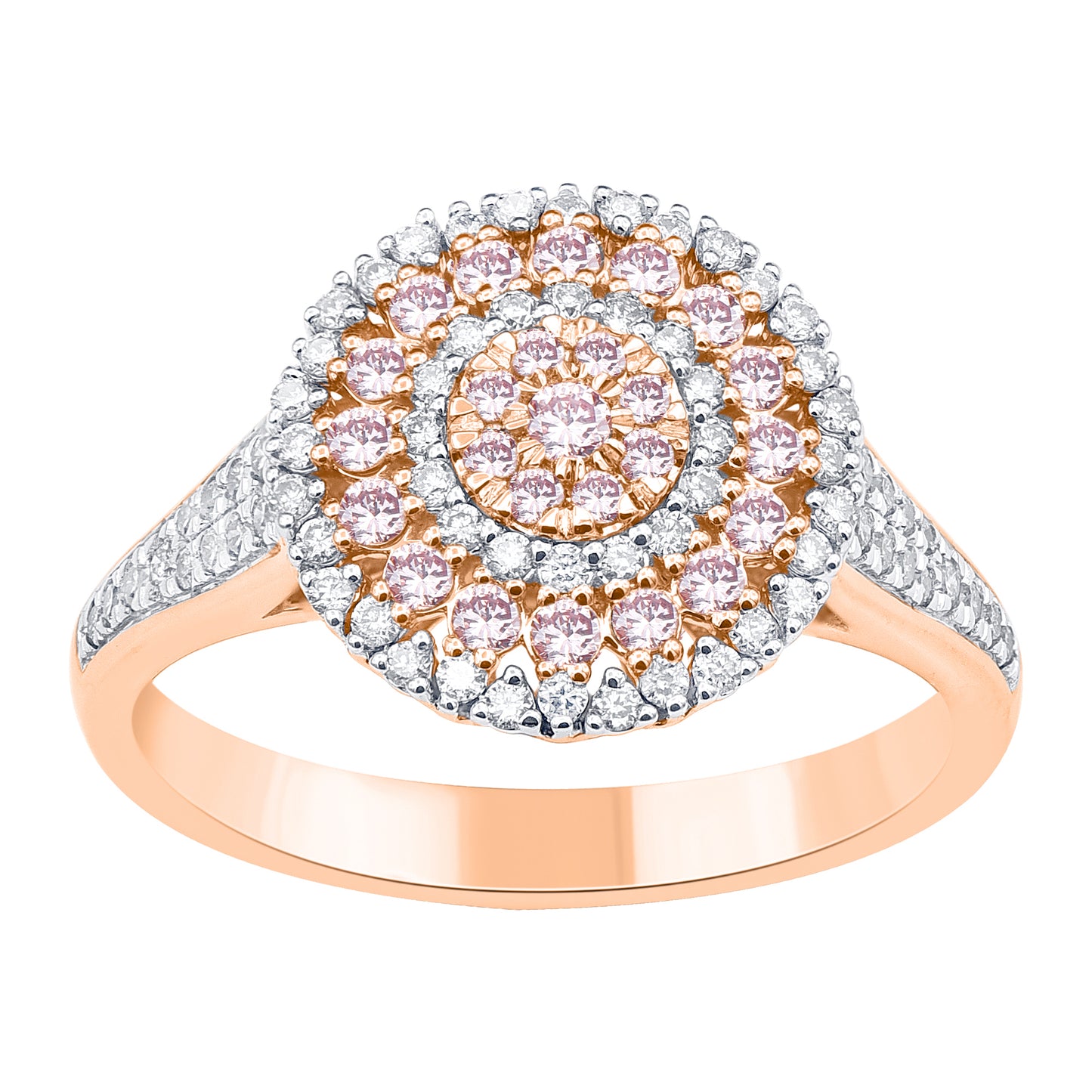 Rose Gold Argyle Pink Diamond Ring - 875548-A-FNP