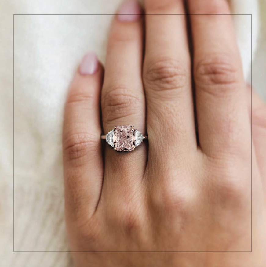 Iconic Blush Pink Diamond Ring – Cove Jewellery