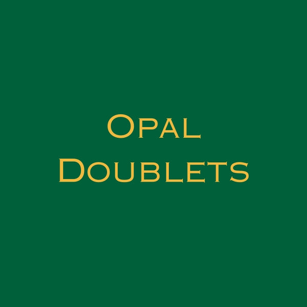 Opal Doublets: An Artful Marriage of Nature's Brilliance and Skilled Craftsmanship