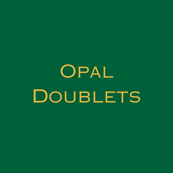 Opal Doublets: An Artful Marriage of Nature's Brilliance and Skilled Craftsmanship