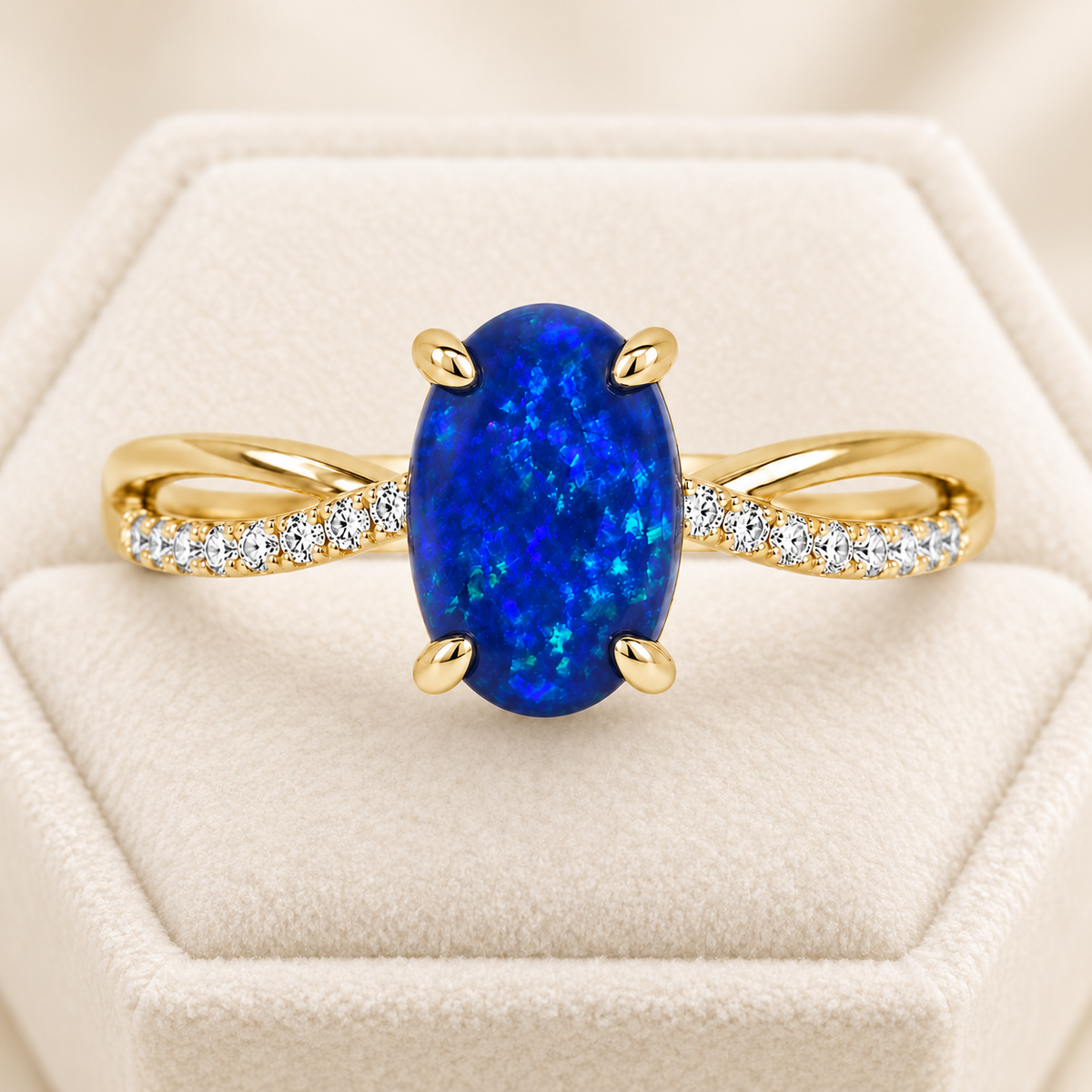 Black Opal Ring 227122