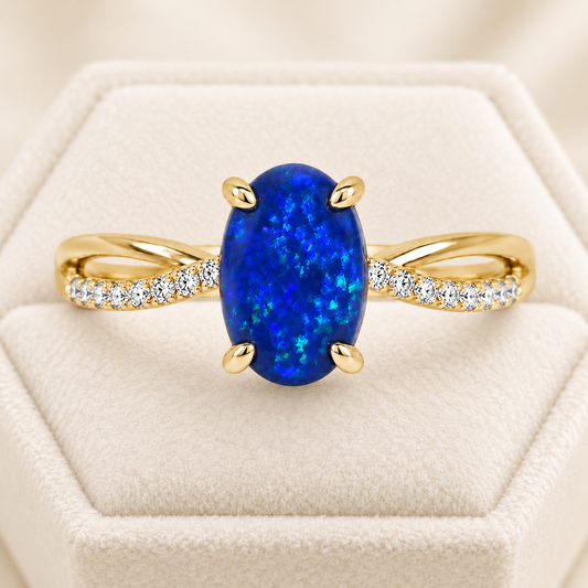 Black Opal Ring 227122