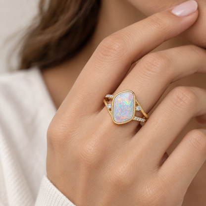Crystal Opal Ring 227127