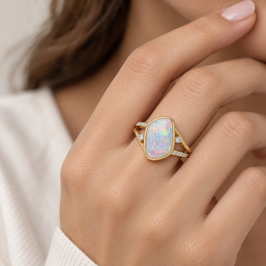 Crystal Opal Ring 227127