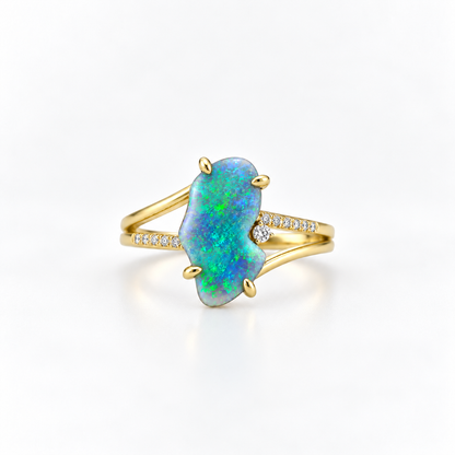 Black Opal Ring 227129