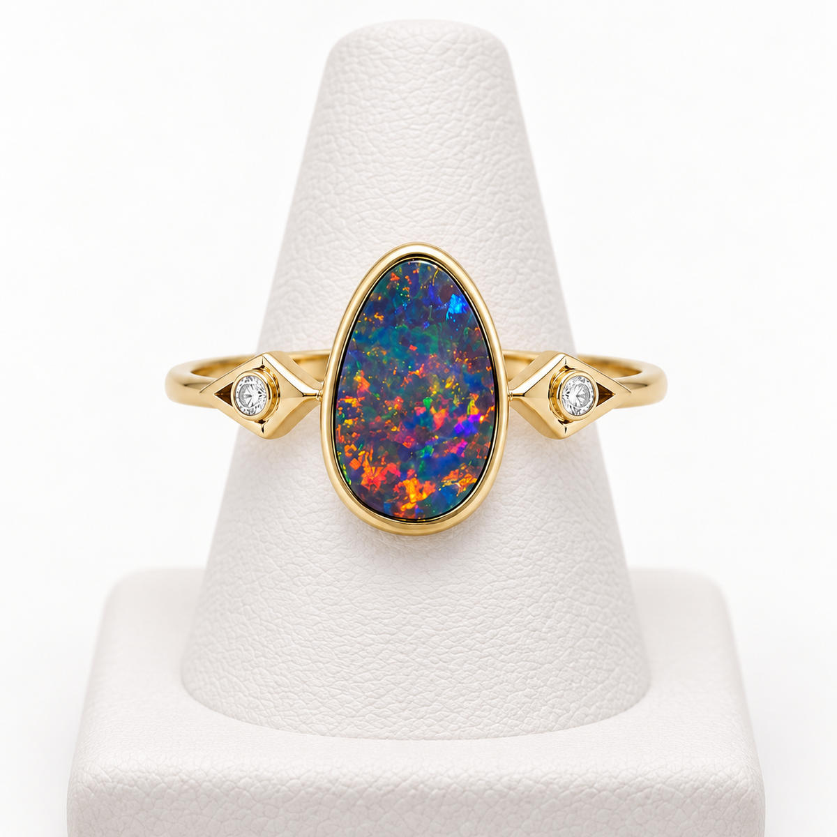 Australian Opal Doublet Ring 227130