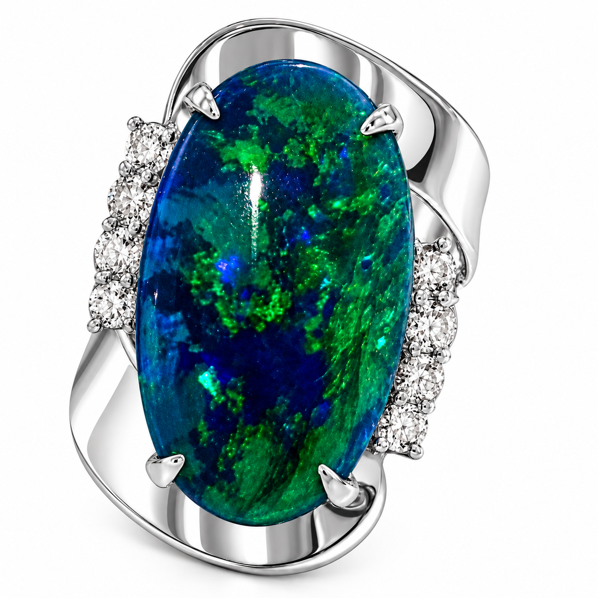 Black Opal Ring 227145