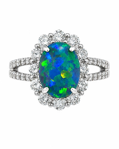 Black Opal Ring 227149