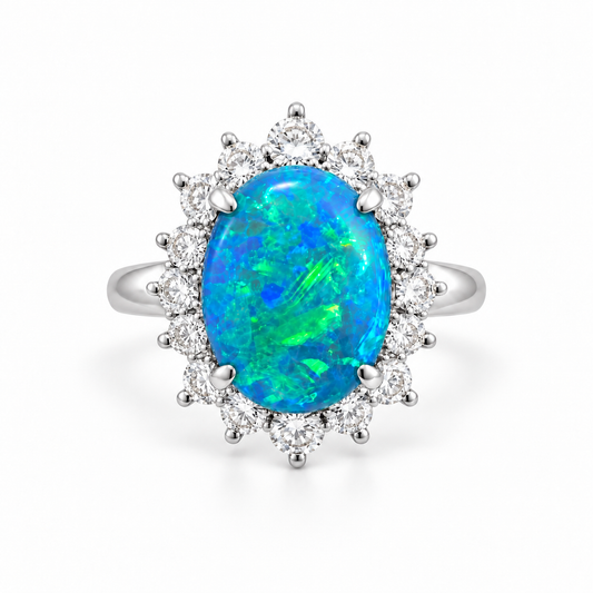 Black Opal Ring 227151