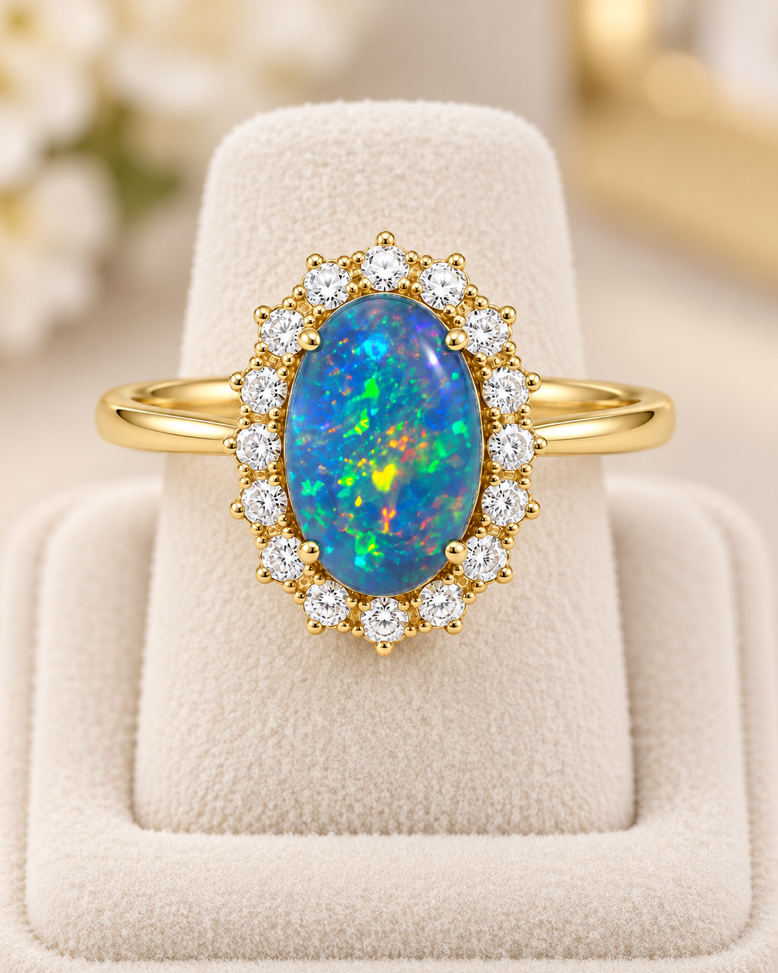 Boulder Opal Ring 240196