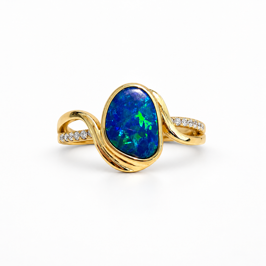 Opal Doublet Ring 240571