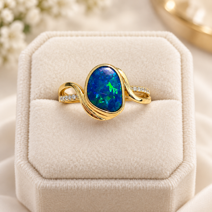 Opal Doublet Ring 240571