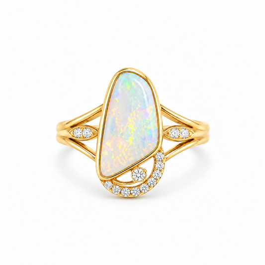 Crystal Opal Ring 241324