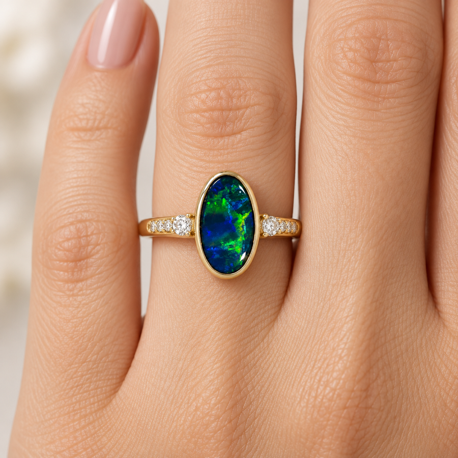 Opal Doublet Ring 241333