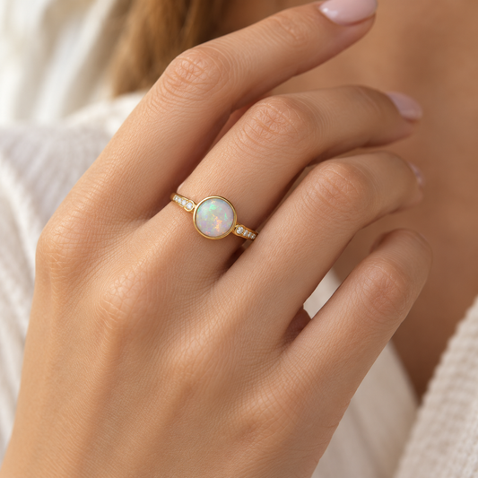 Crystal Opal Ring 241369
