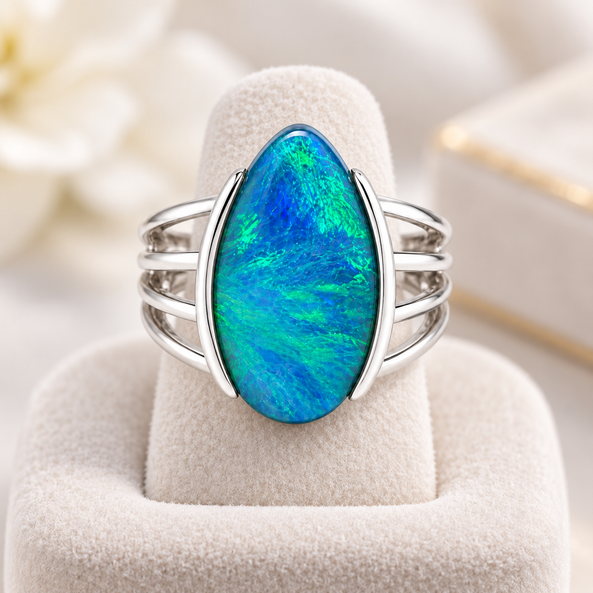 Boulder Opal Ring 241437
