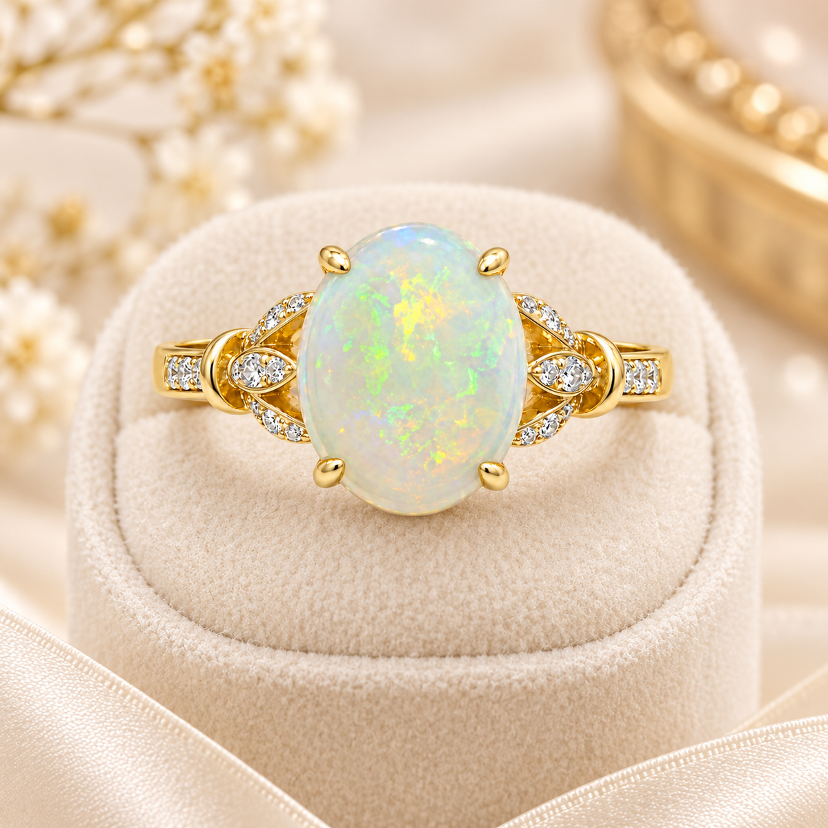 Crystal Opal Ring 241487