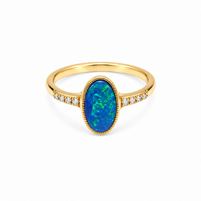 Doublet Opal Ring 241532