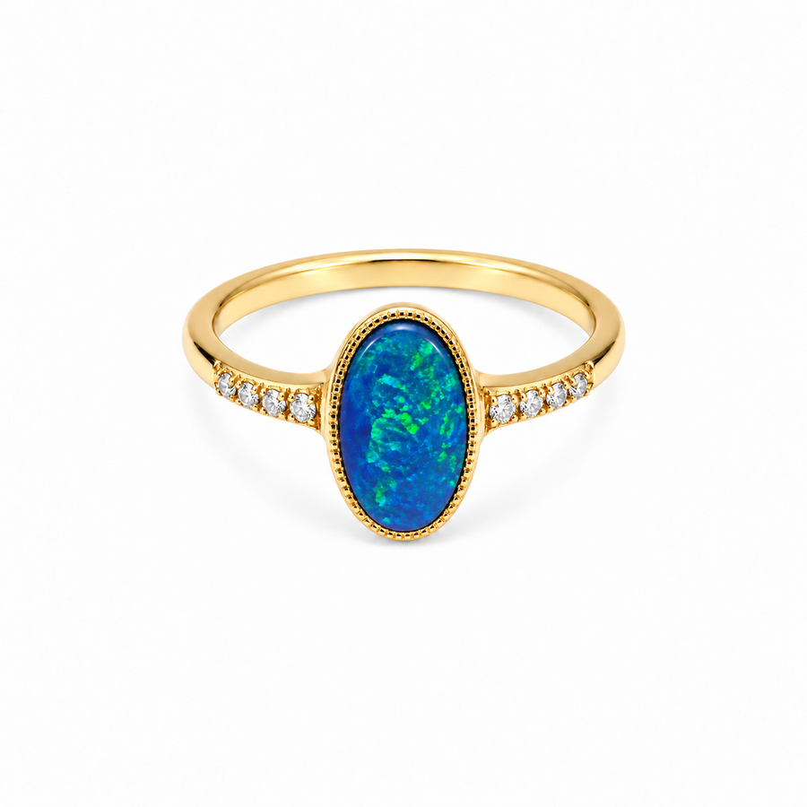 Doublet Opal Ring 241532