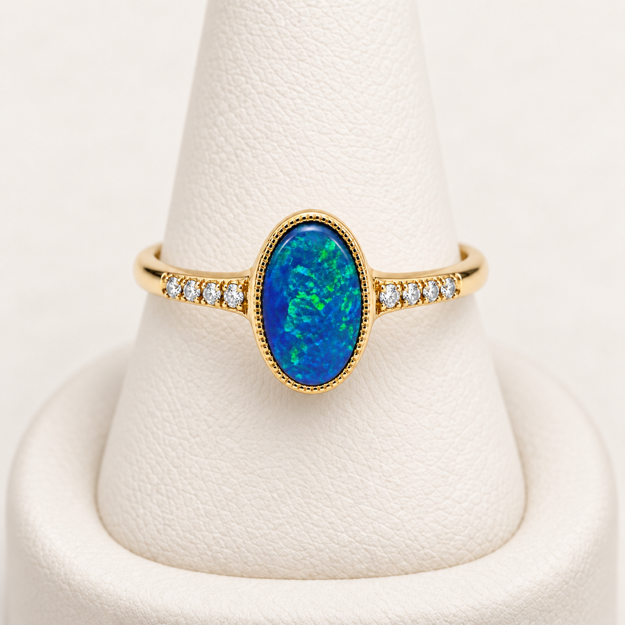 Doublet Opal Ring 241532