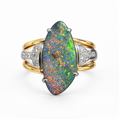 Boulder Opal Ring 241782