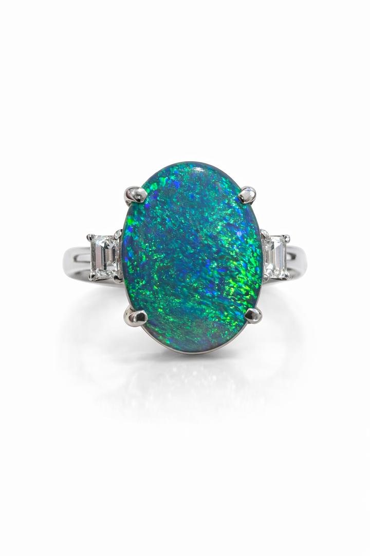 Black Opal Ring 242020