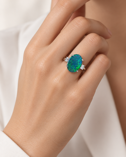Black Opal Ring 242020