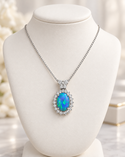 Black Opal Pendant 242037