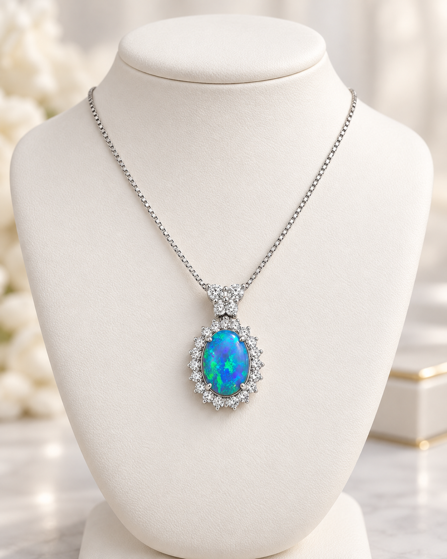 Black Opal Pendant 242037