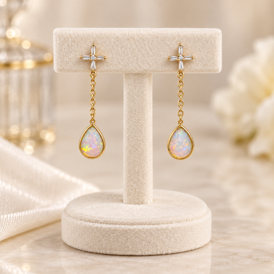 Crystal Opal Earrings 250047