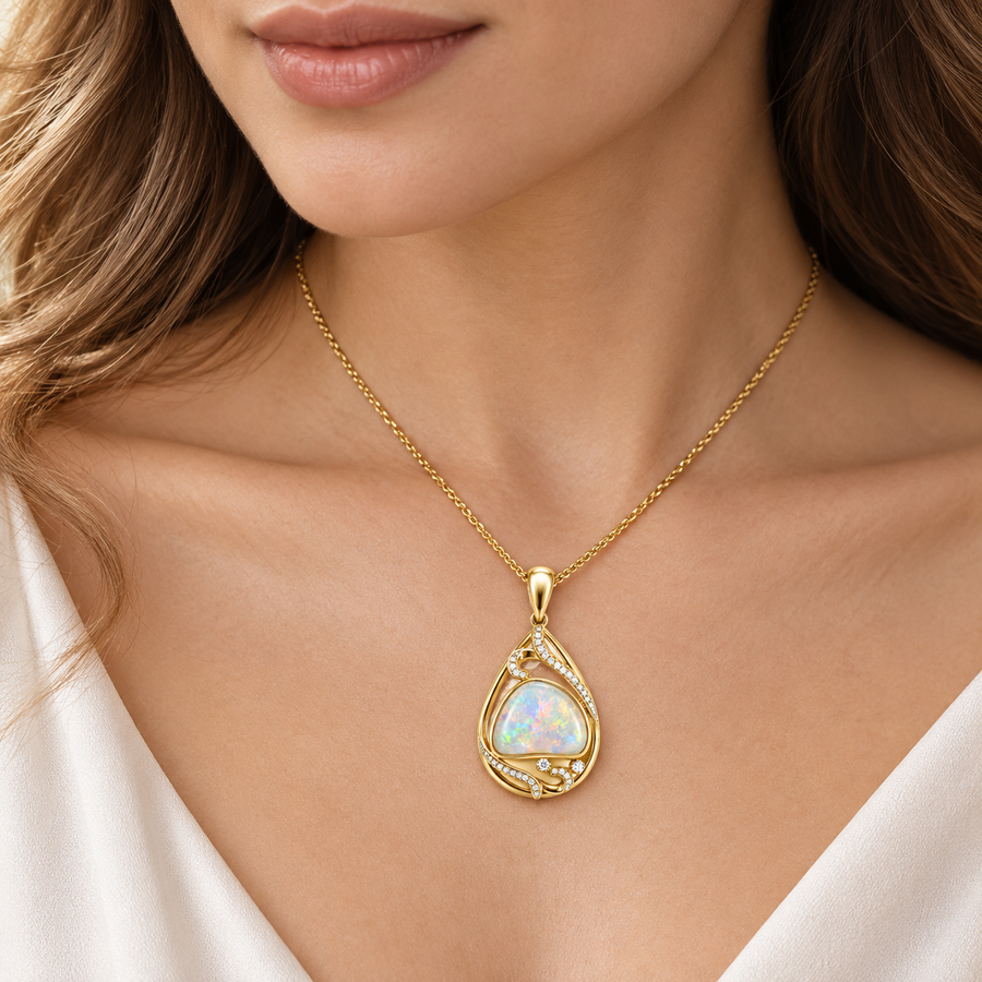 Crystal Opal Pendant 250398