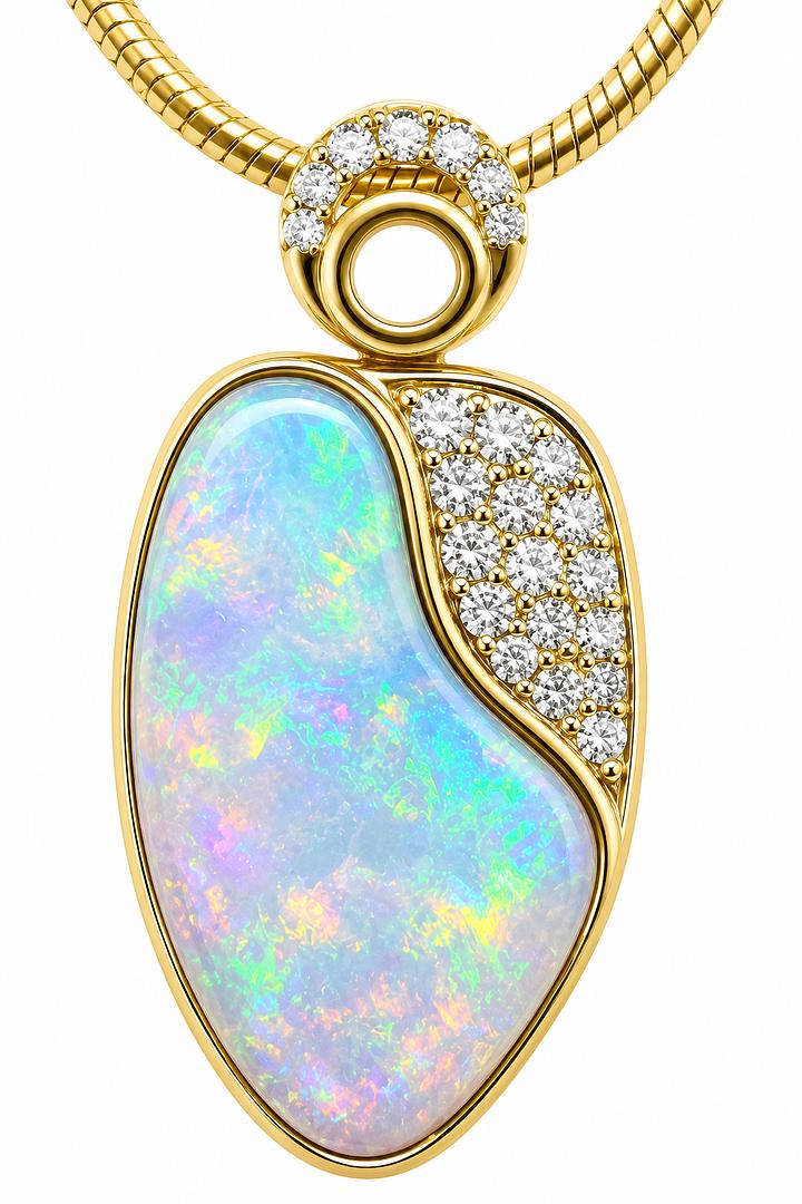 Crystal Opal Pendant 250402