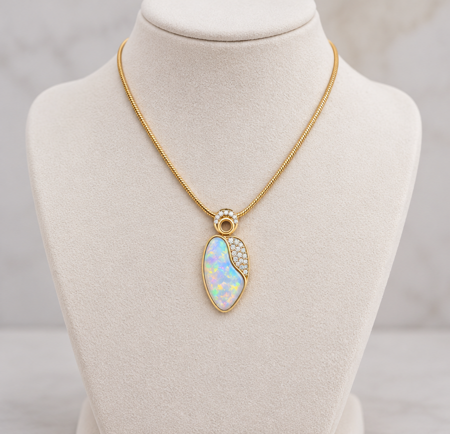 Crystal Opal Pendant 250402