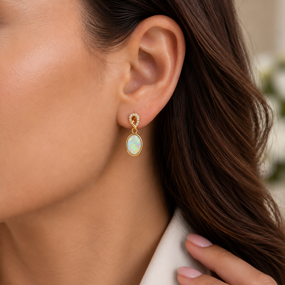 Crystal Opal Earrings 255147