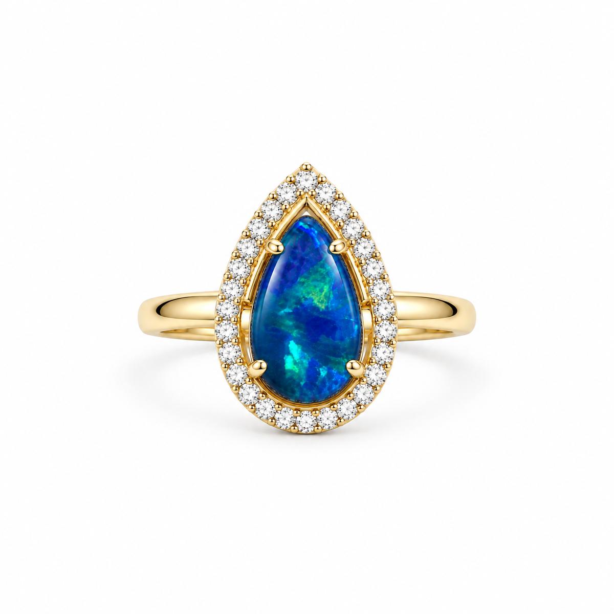 Black Opal Ring 256097