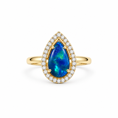 Black Opal Ring 256097