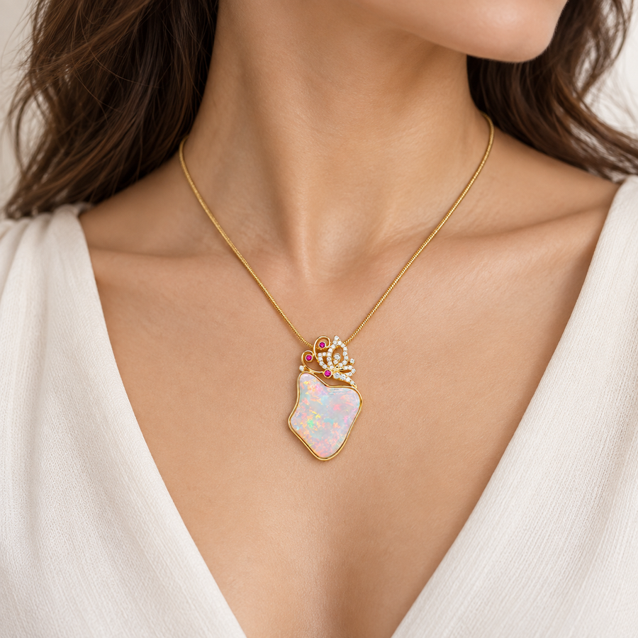 Crystal Opal Pendant 256104