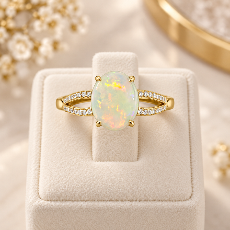 Crystal Opal Ring 256110