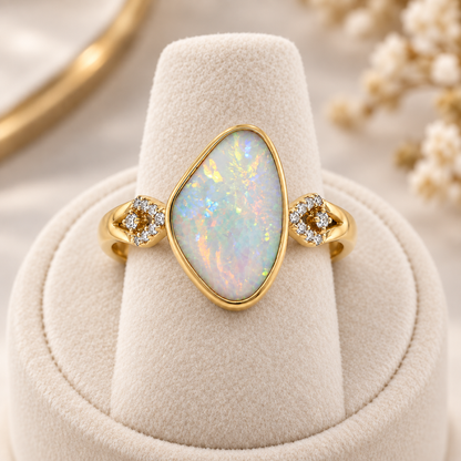Crystal Opal Ring 256111