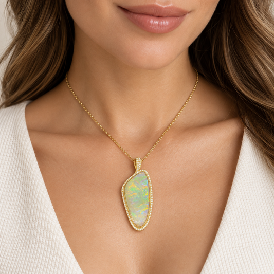 Black Opal Pendant 256153