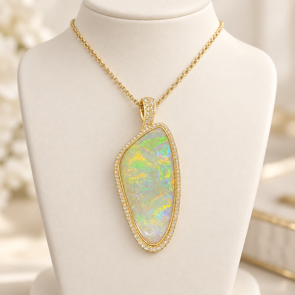 Black Opal Pendant 256153