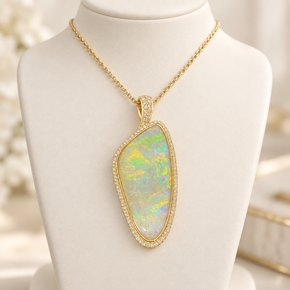 Black Opal Pendant 256153