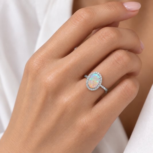 Crystal Opal Ring 265452