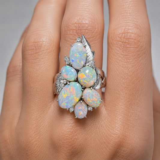 Black Opal Ring 265457