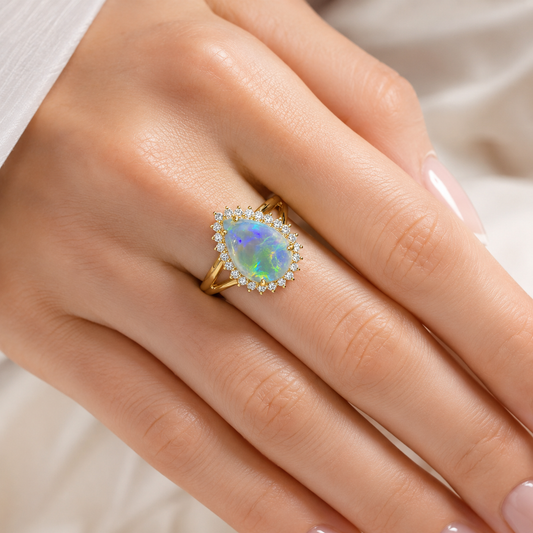 Black Opal Ring 265553