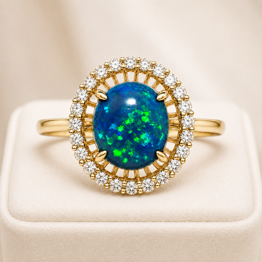 Black Opal Ring  265568
